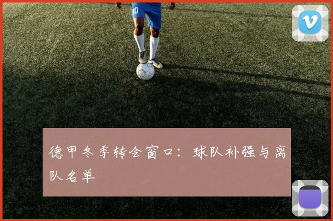 德甲冬季转会窗口：球队补强与离队名单